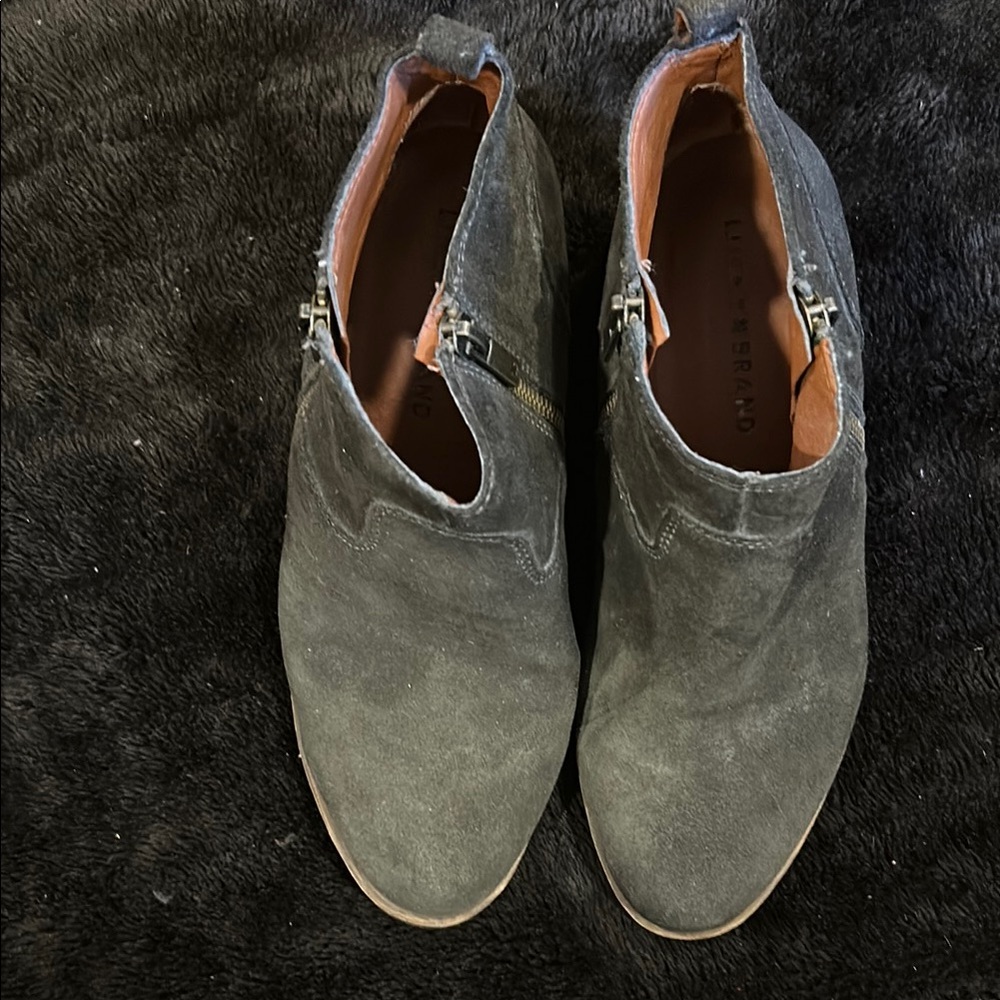 Lucky Brand Olive Green Boots Size 8